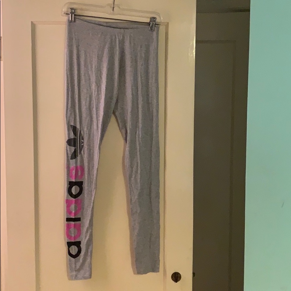 Adidas cotton athletic leggings